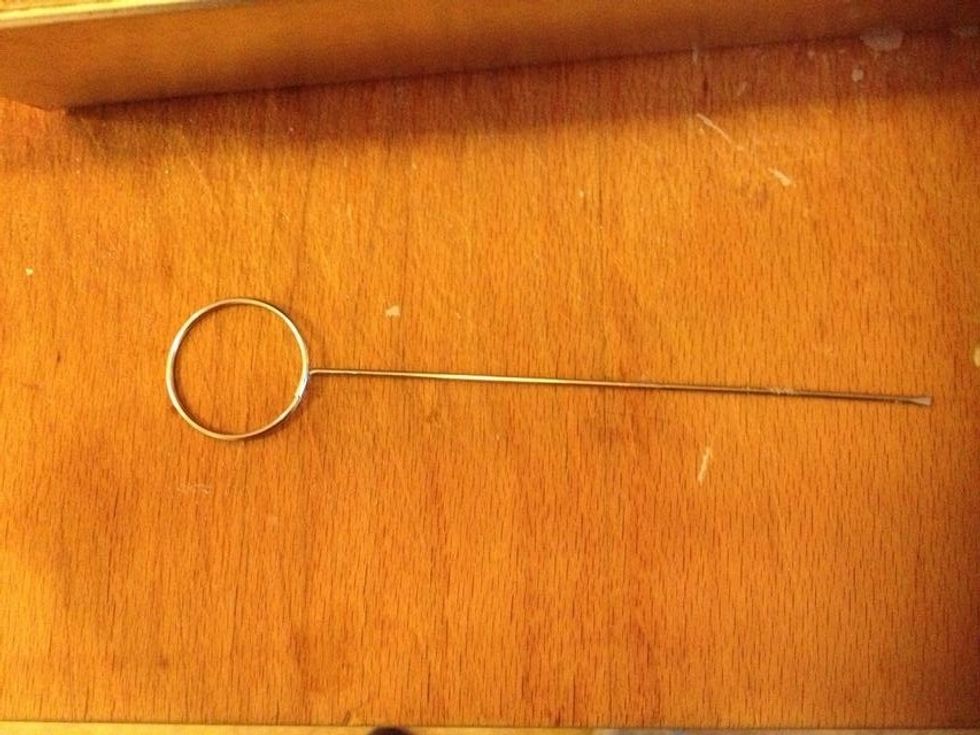 Use this tool to see if the cake is ready. If it comes out dry, then it is done!