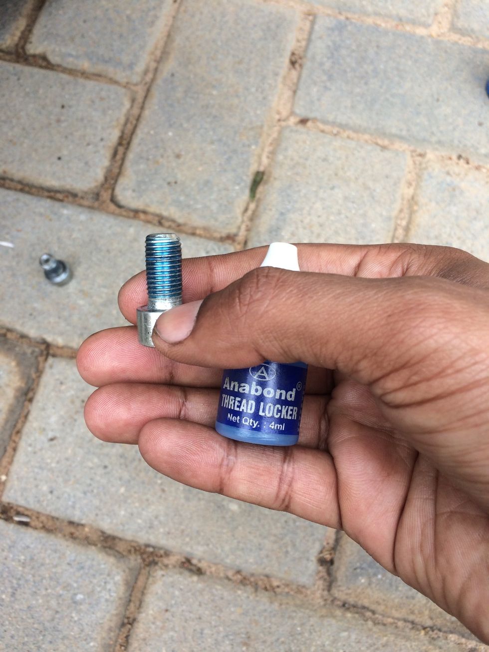 Use thread locker on the mounting bolts. ( After cleaning the bolts with cleaning solvent )