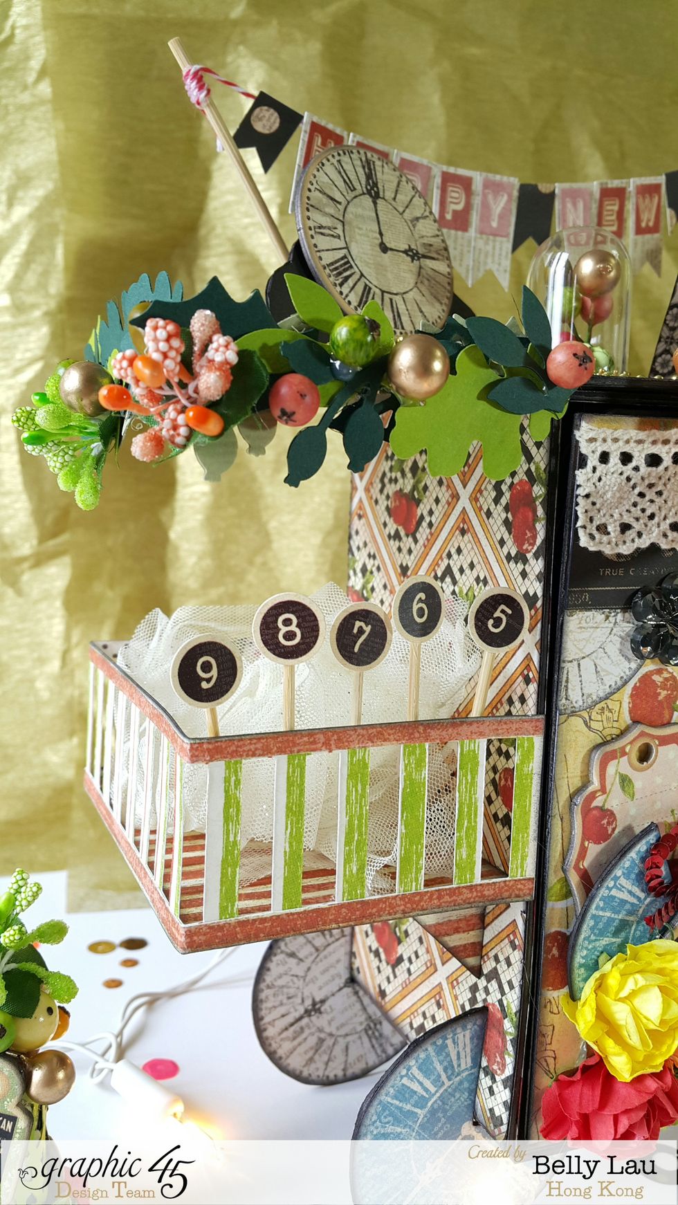 Use toothpicks for making the number countdown.