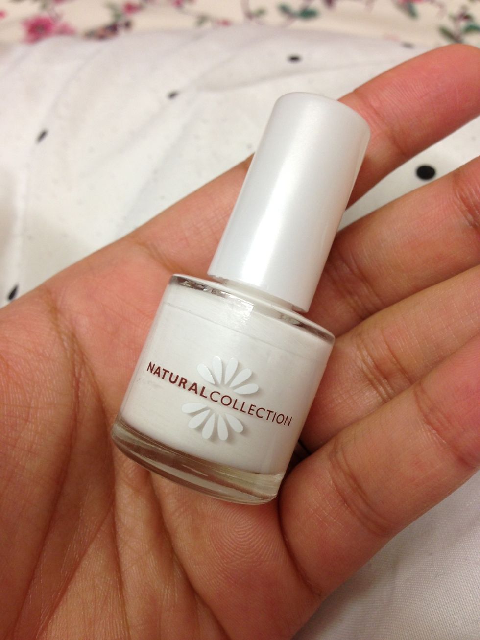 Use whitner for dots using dotting tool