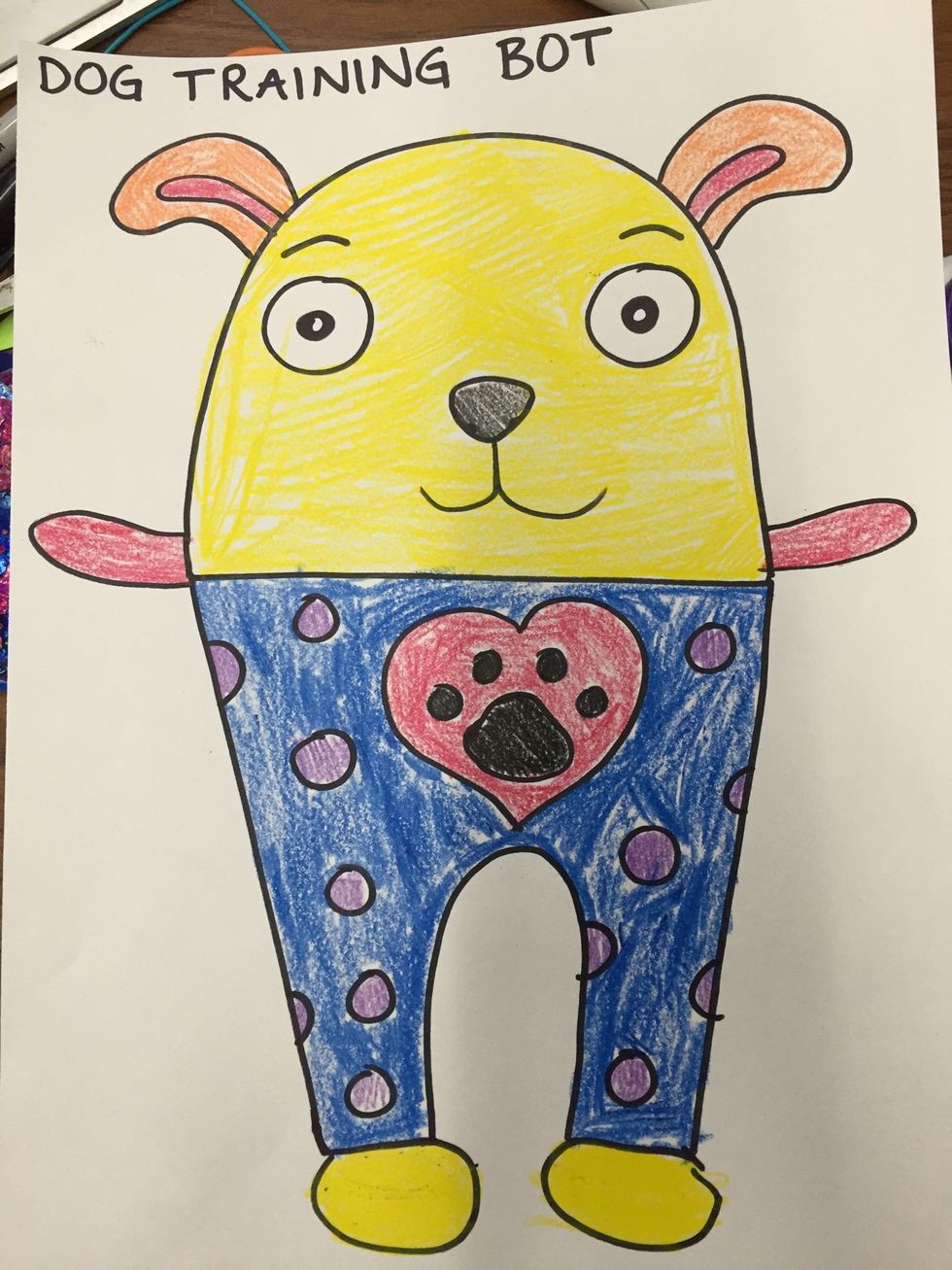 Use your drawing as a guide