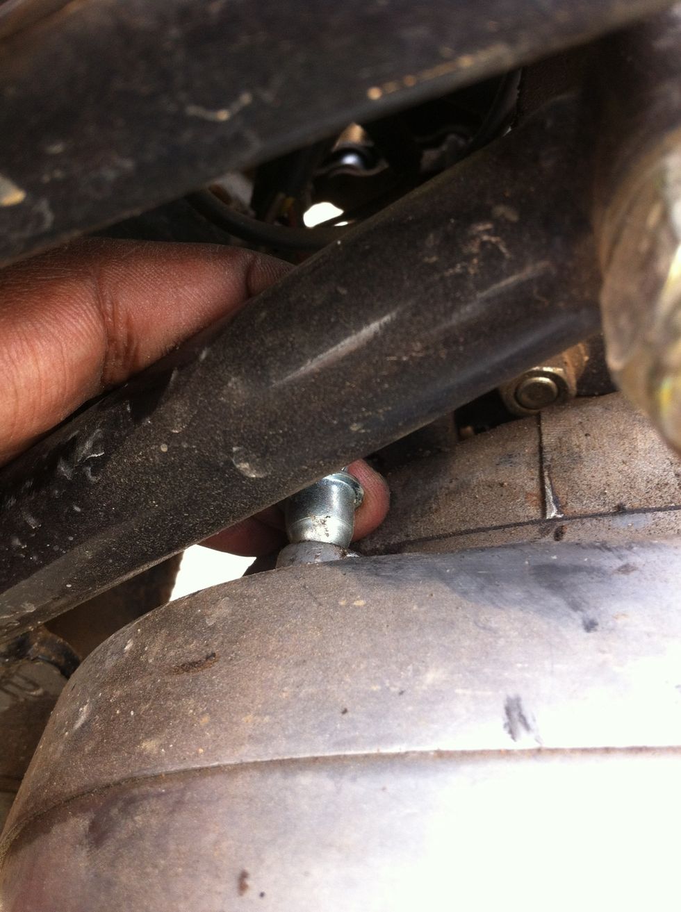 Use your finger to guide the seating into place