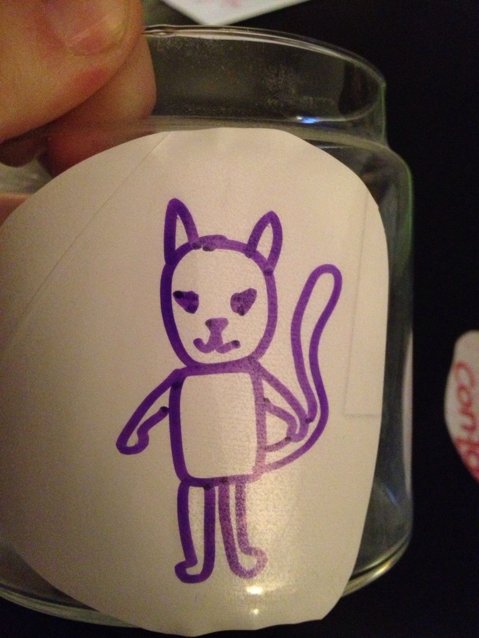 Use your fingers to remove bubbles.