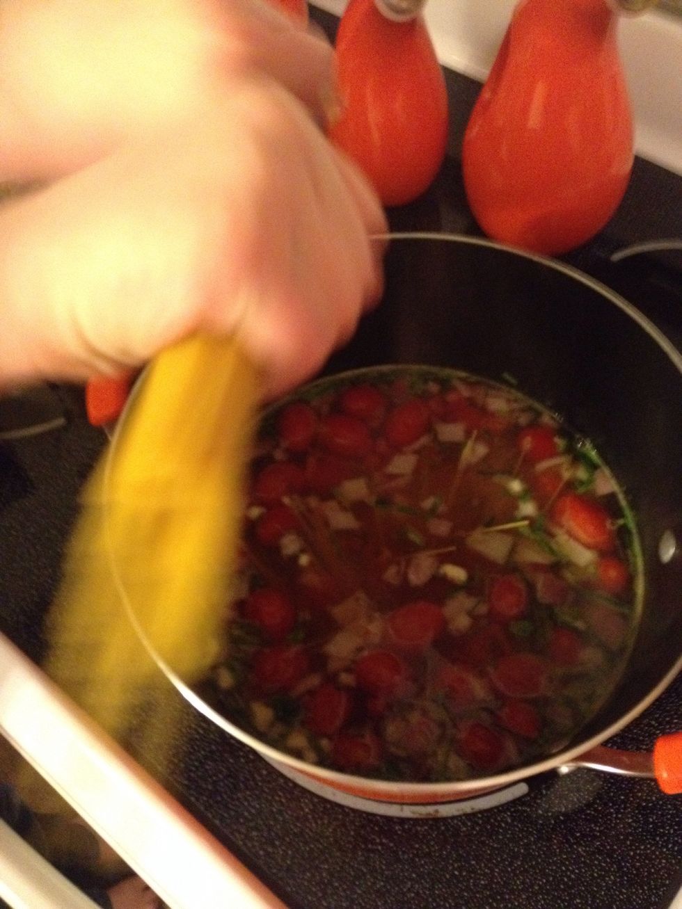 Use your muscles and break in HALF