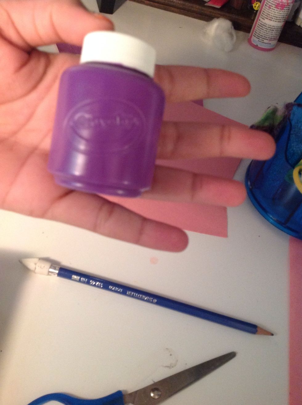 Use your purple paint