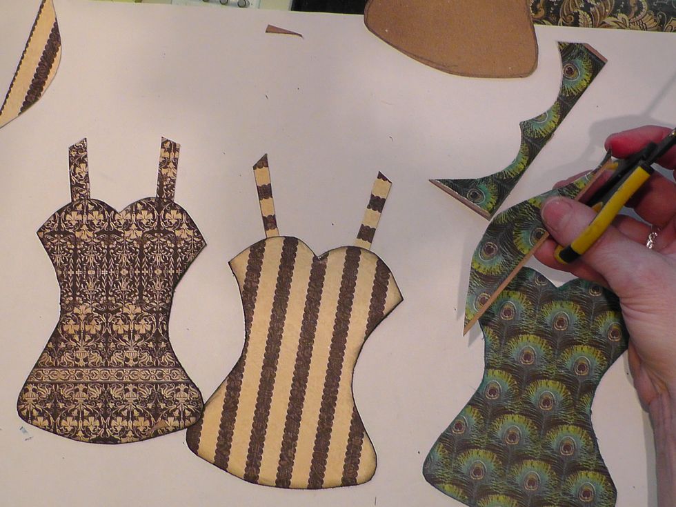 Use your scraps to make some straps- optional