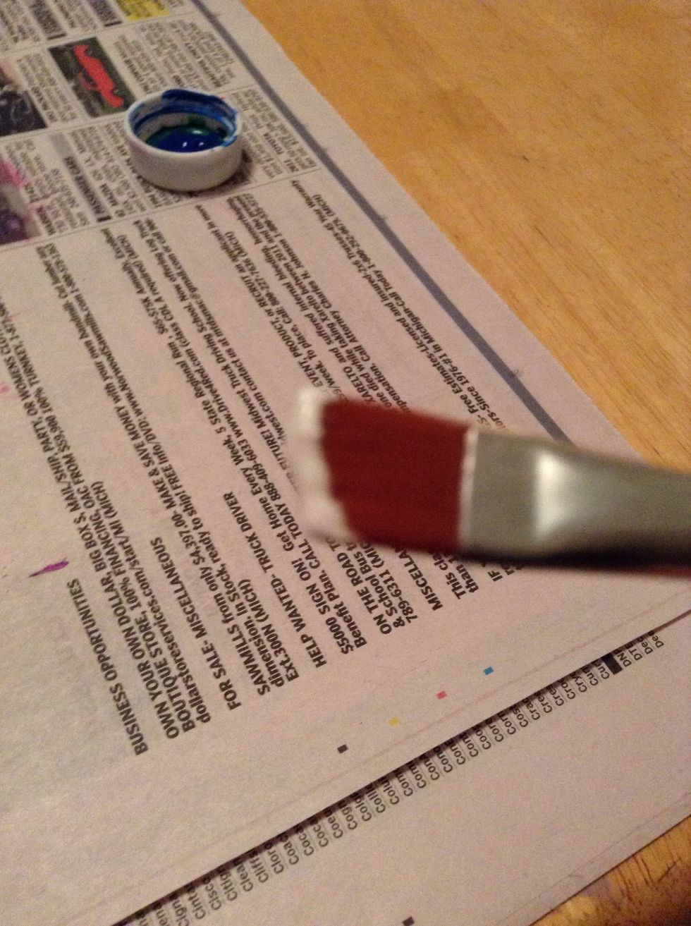 Use your white paint to...