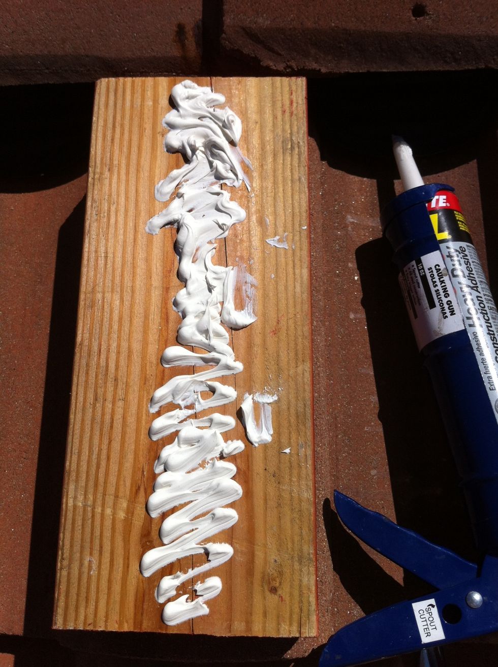 Used heavy duty construction adhesive to secure mounts to tile roof