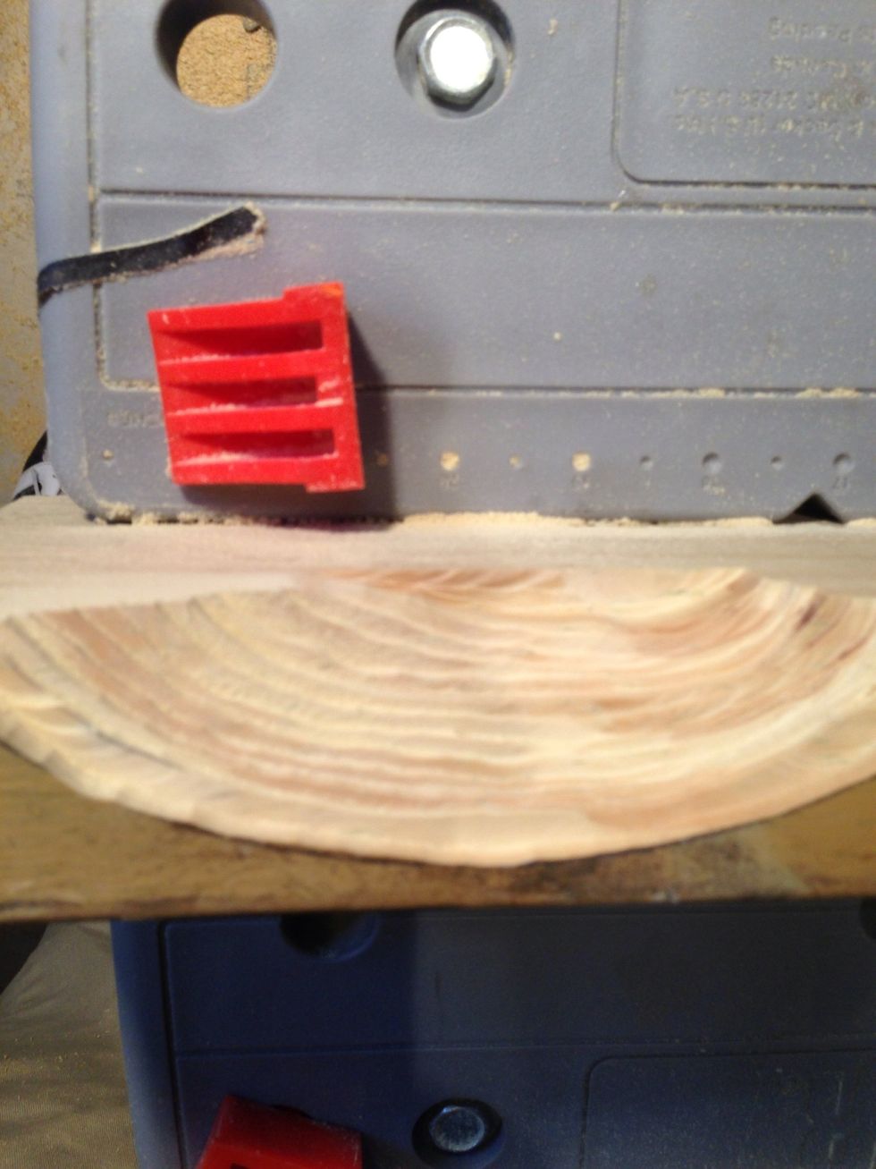 Used router and drill to hollow out amplifier speaker area. Take your time, and take small amounts and adjust your depth a little at a time. This was a bit of a pain.