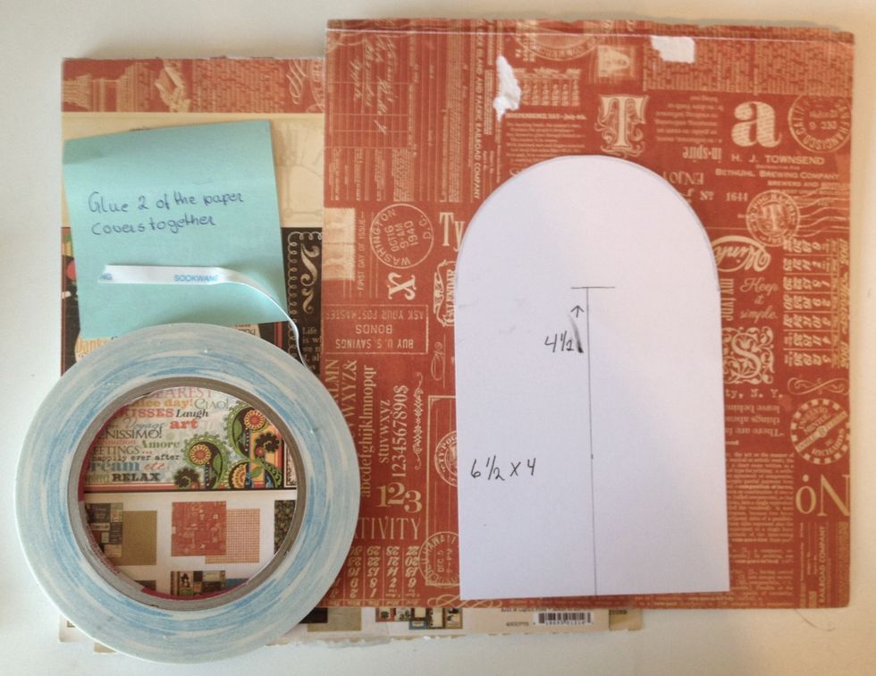 Used the paper pad cover for the stand and drawer chest. Best with 3 or 4 layers. I used 3 and one inside under the drawer