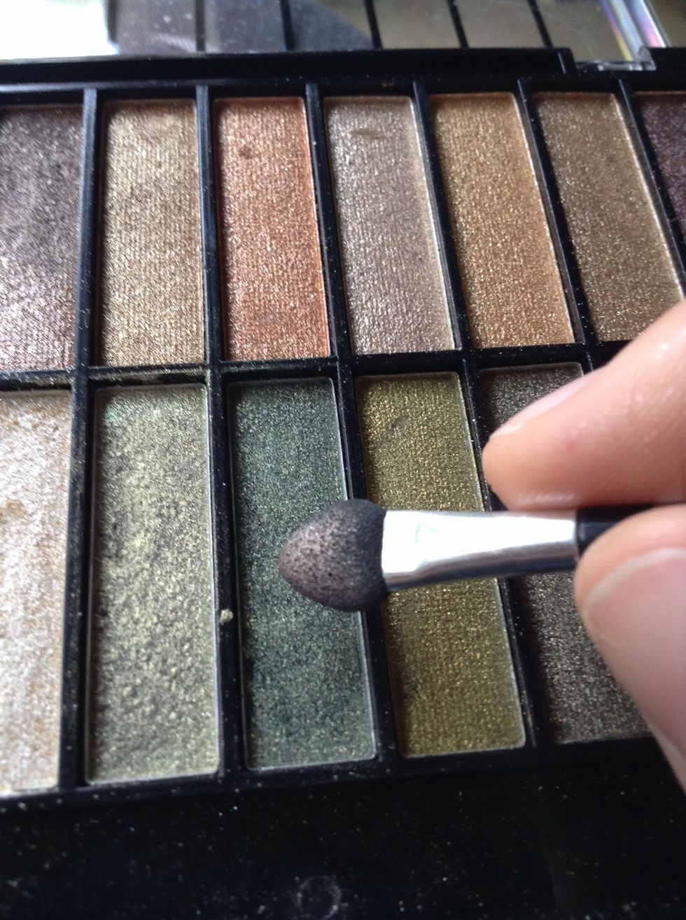 Using a darker green