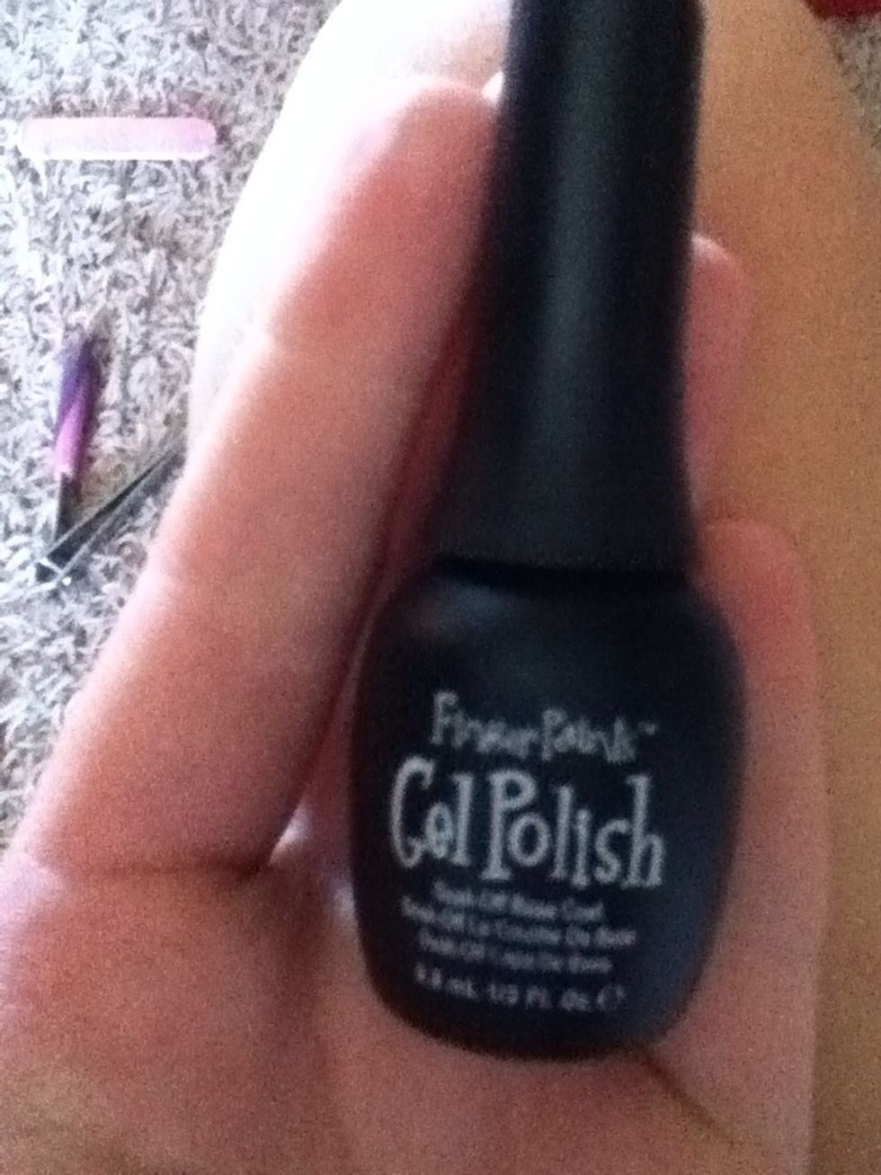 Using a Gel base, apply a thin coat to all your nails