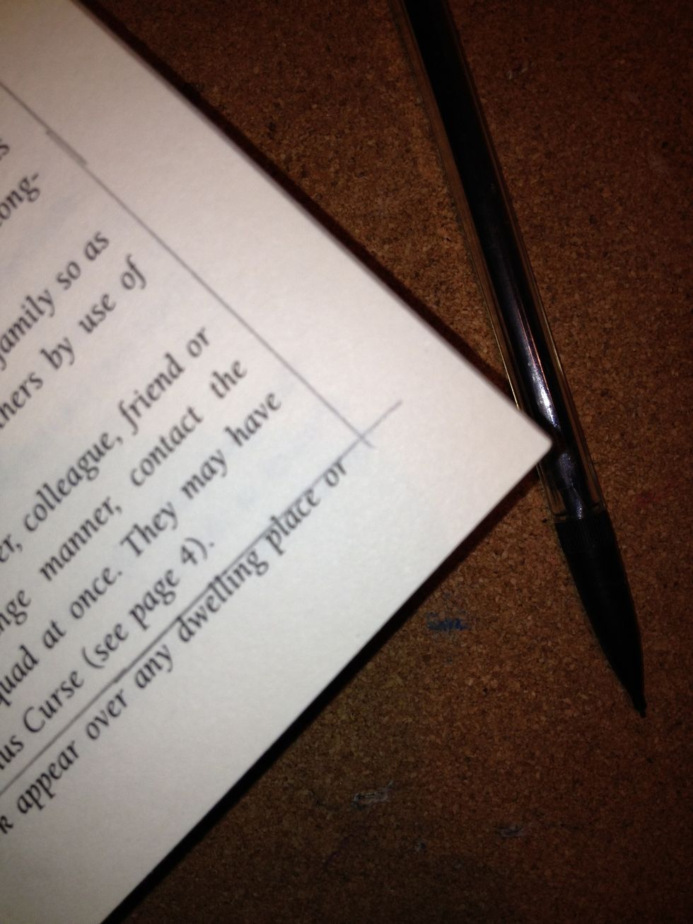 Using a knife, cut deeply along the lines leaving the boarder uncut.