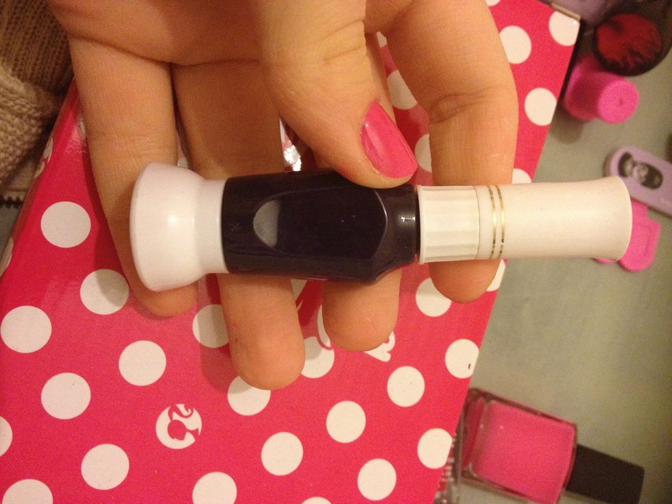 Using a purple striper...