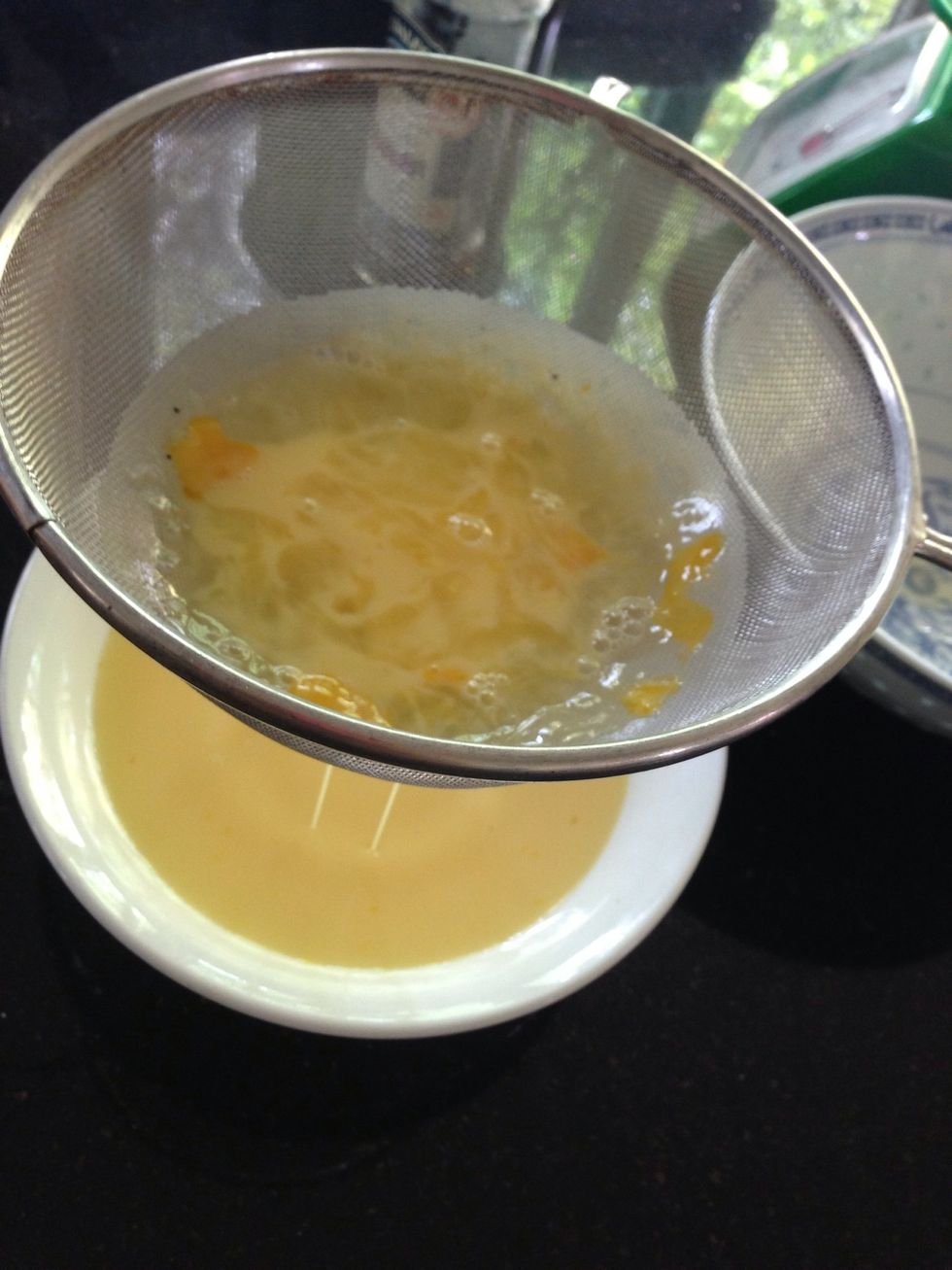 Using a sift, strain out all the awful bits that refuse to be mixed in well.