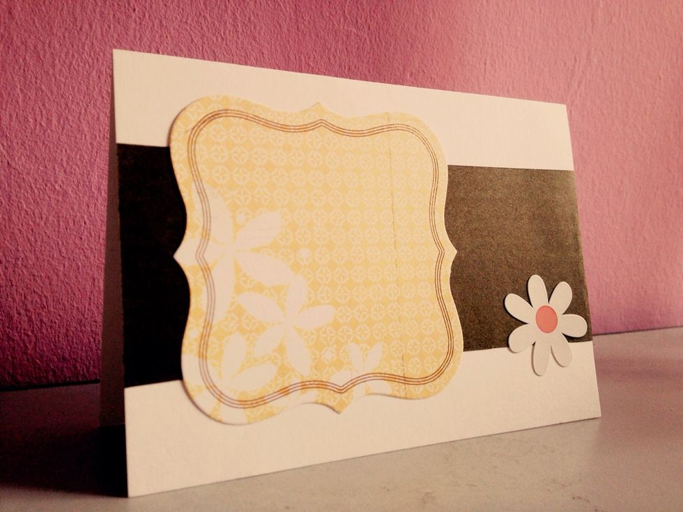 Using a similar concept, this is another card I made. More card guides available on my profile!