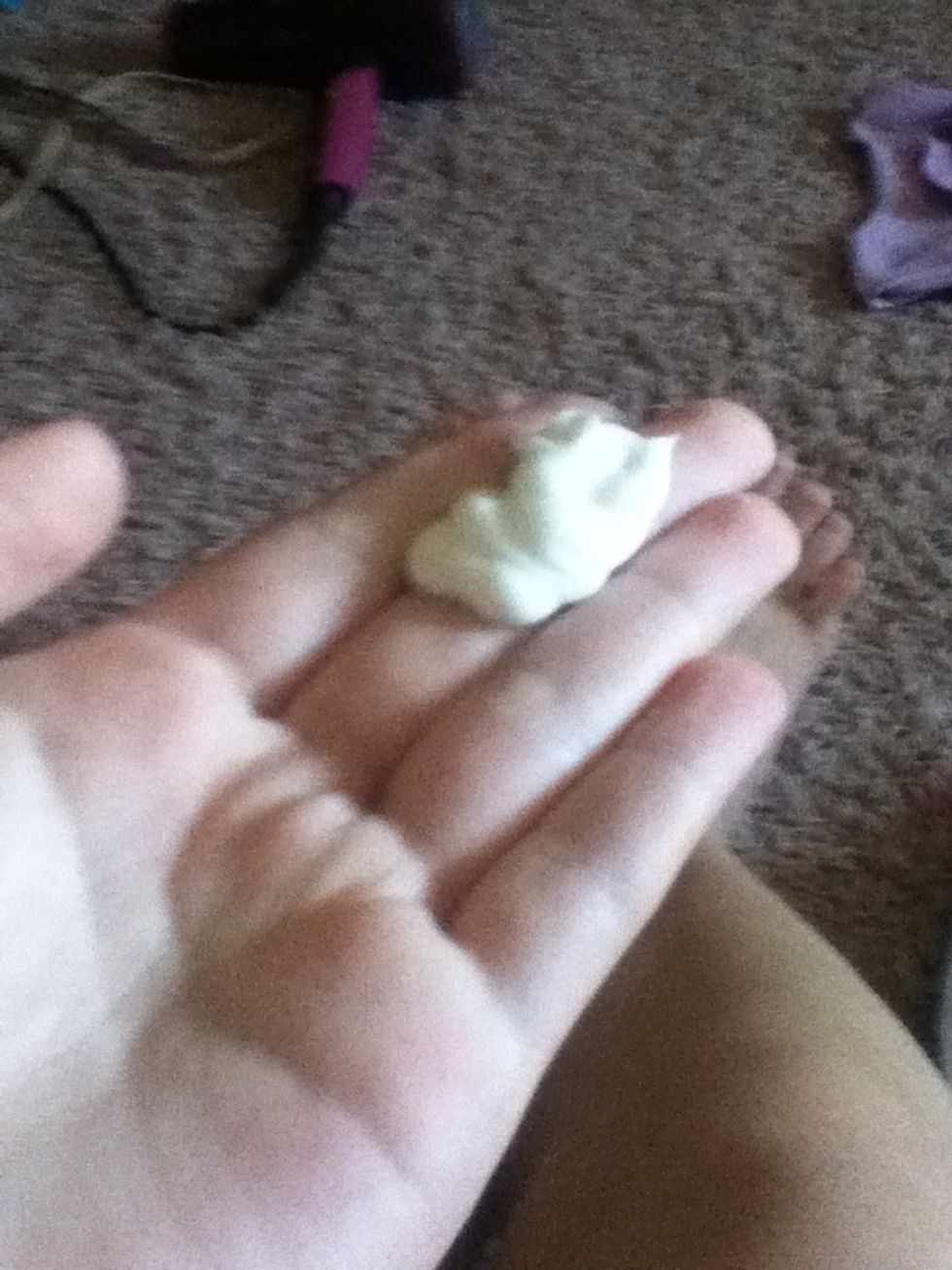 Using a slightly less amount, apply on your legs where you put the lotion! Make sure it is rubbed in well and evenly(:
