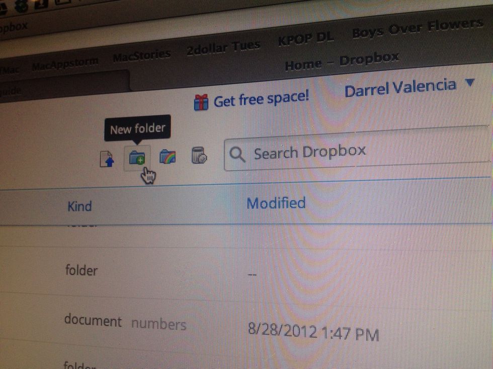 Using a web Browser you can upload files. see the screenshot you can create a folder. on the left where the create folder is there is the upload file button. on the right is the share create folder.