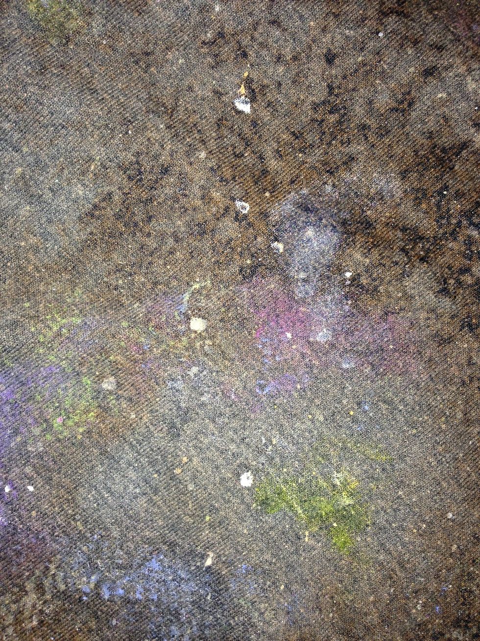 Using an old tooth brush can help work color in as a stippling tool or to splatter paint. Splattering white, silver & gold will look like stars.