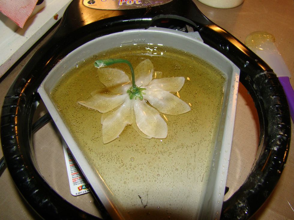 Using Inka Gold, rub over the top of your new embellishment for a beautiful golden sheen. You can also paint these, or use Rub N Buff.