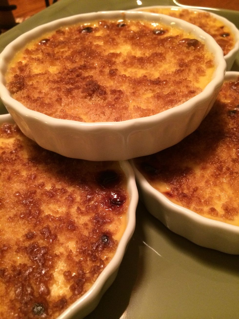 Using the broiler makes the brown sugar crispy crunchy!!