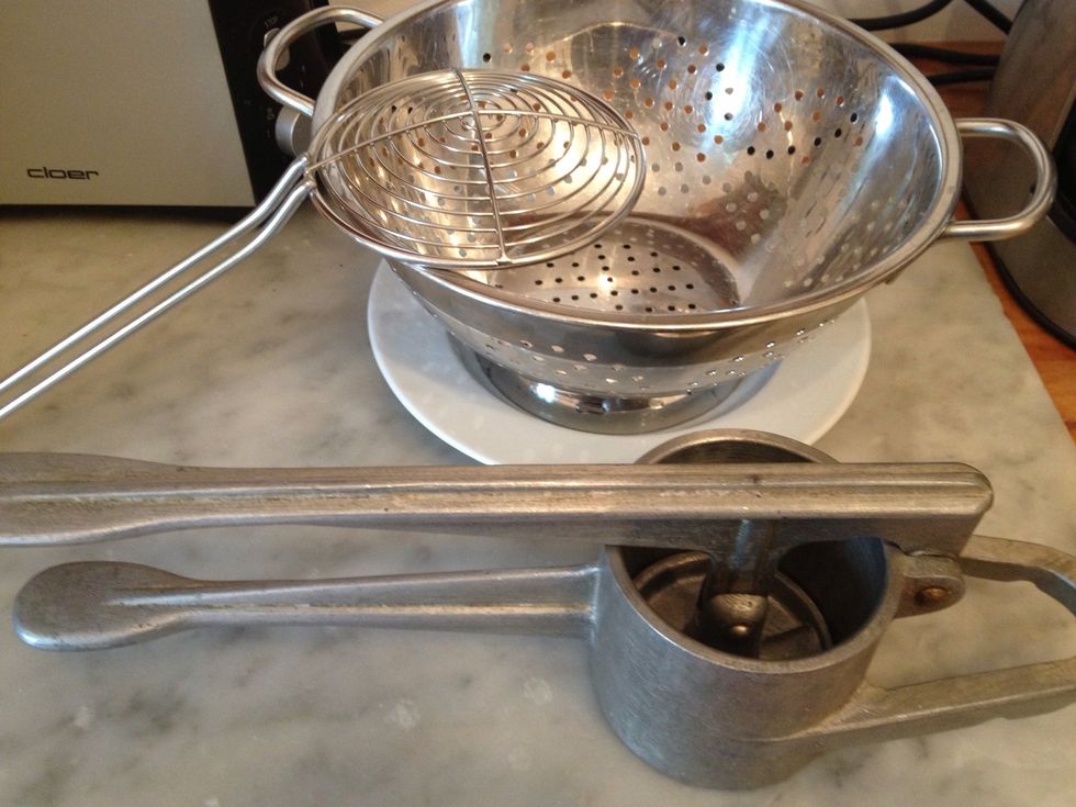 Utensils you want to have ready