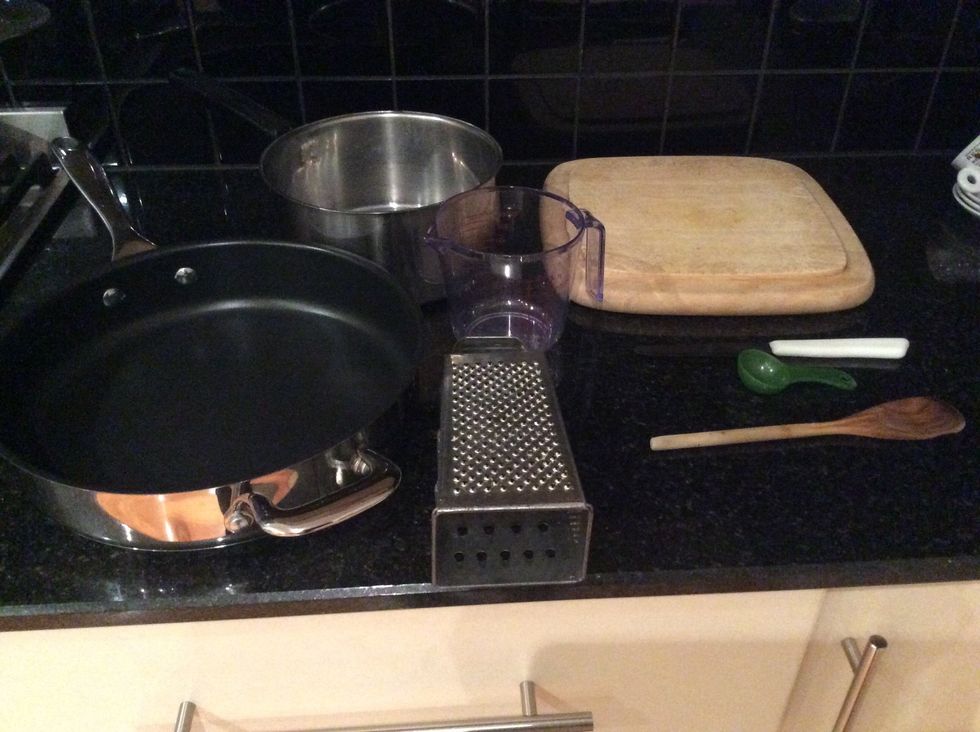 Utensils you will need