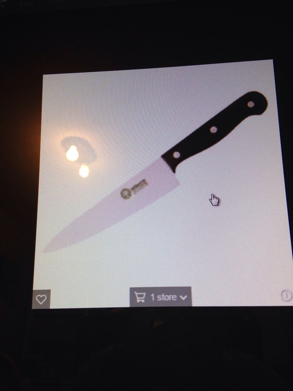 Utility Knife                                  Used for cutting things like mushrooms or kiwi.  I can cut fruits and other foods with a utility knife
