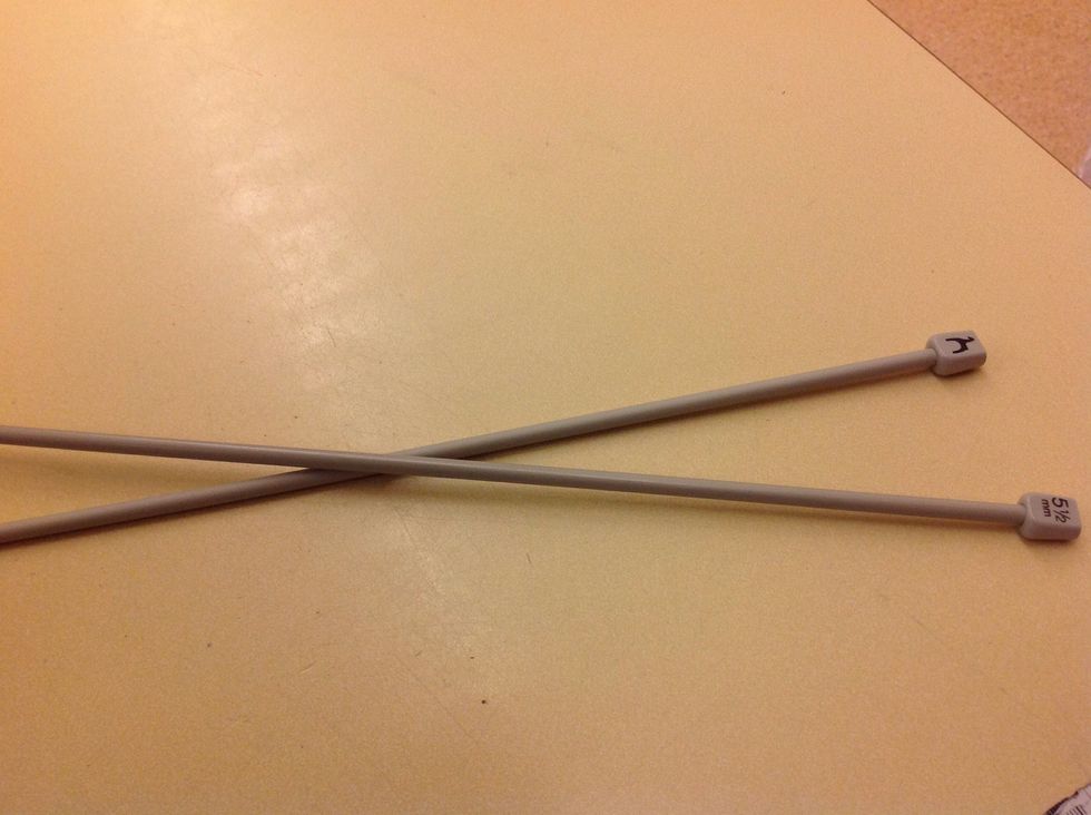 V\u00e4lj stickor som passar ditt garn.