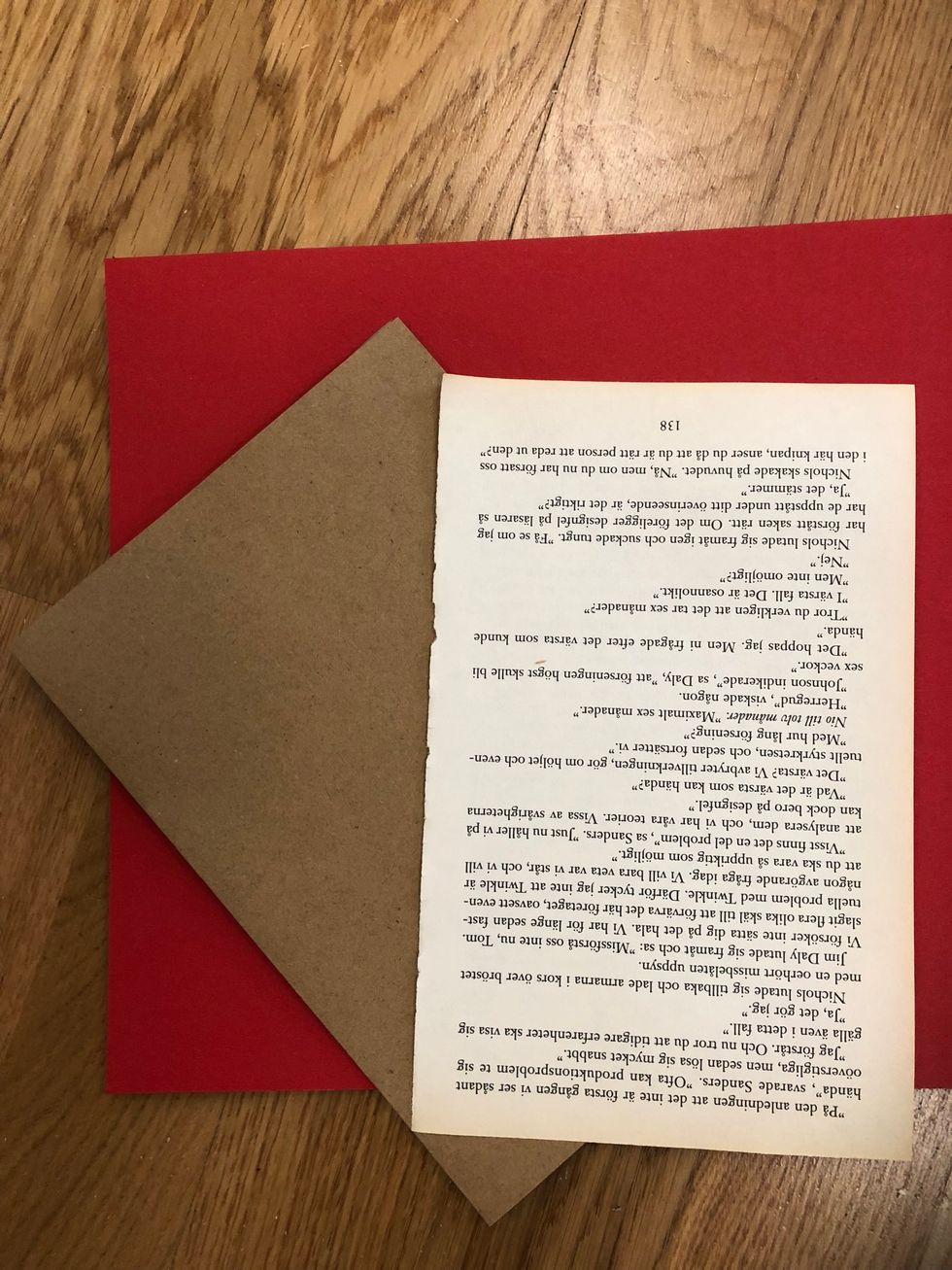 V\u00e4lj vilka papper du ska ha.