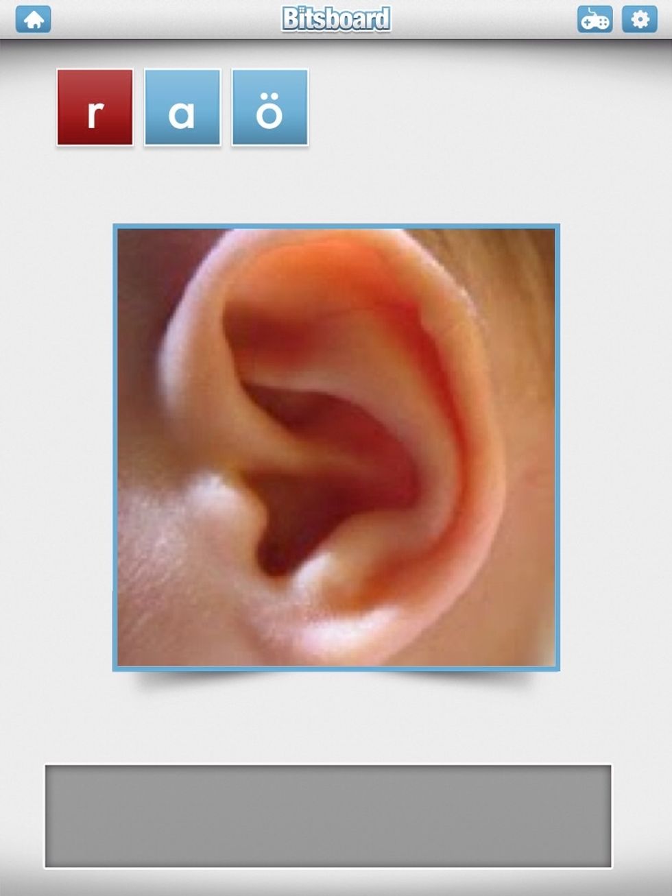 V\u00e4ljer man fel bokstav blir den r\u00f6dmarkerad.