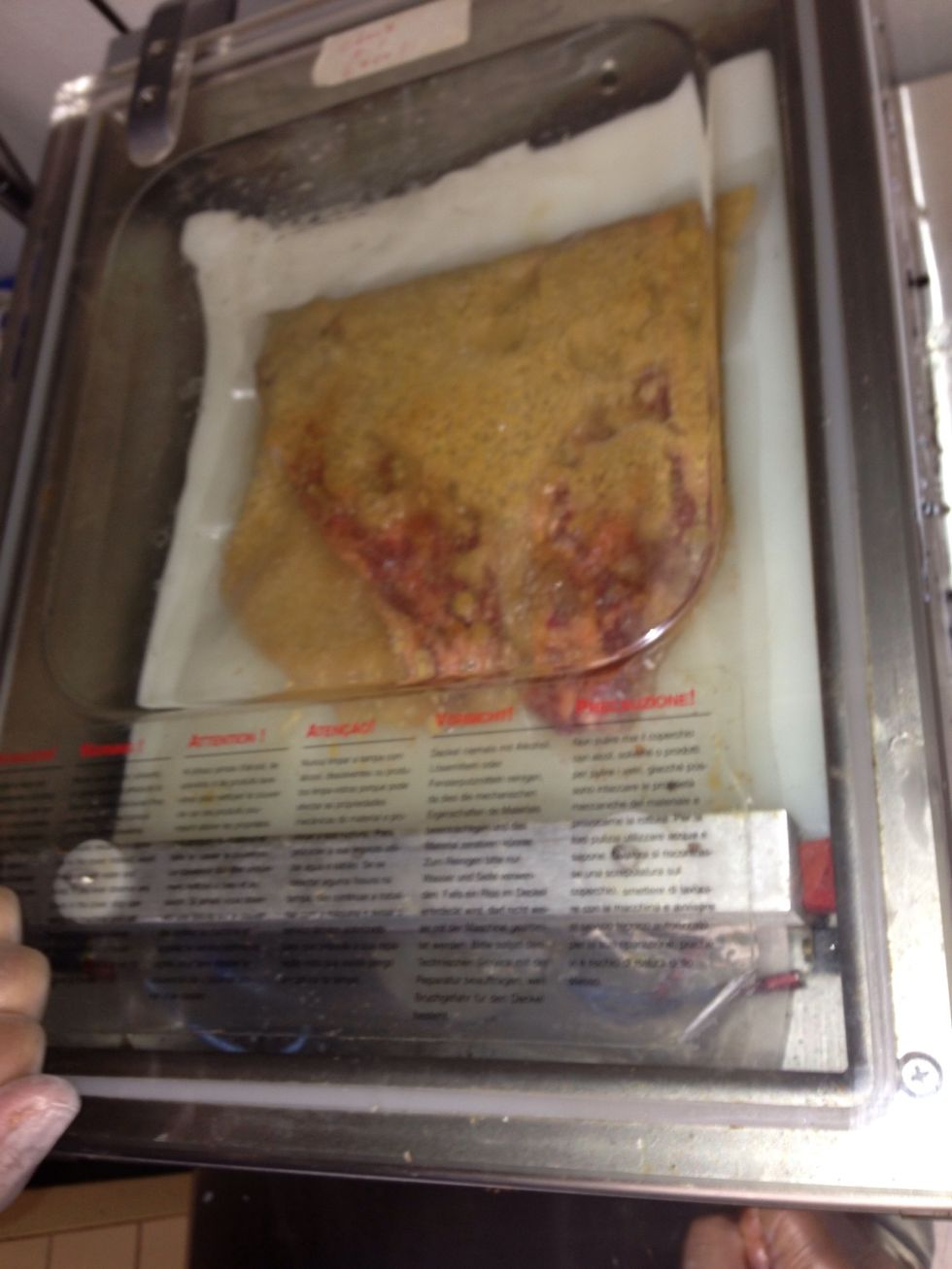 Vacuum the bags and seal them.