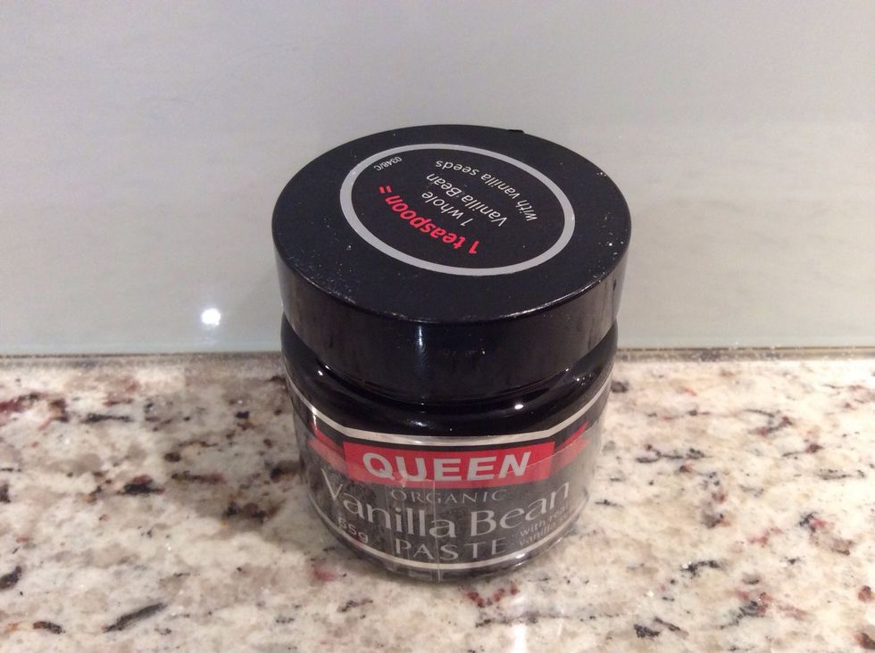 Vanilla bean paste (1 tsp)