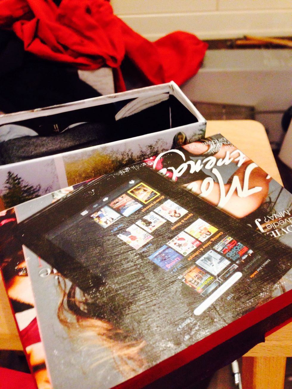 Varnish spray your boxes to give them shine and glow