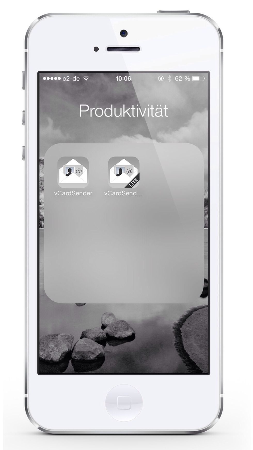 vCardSender2 is also available in a free lite version. But in the lite version it\u2019s just posible to send over eMail.