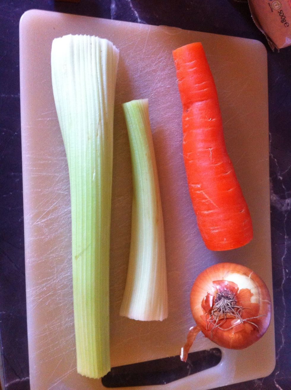 Veg required is onion, carrot & celery sticks