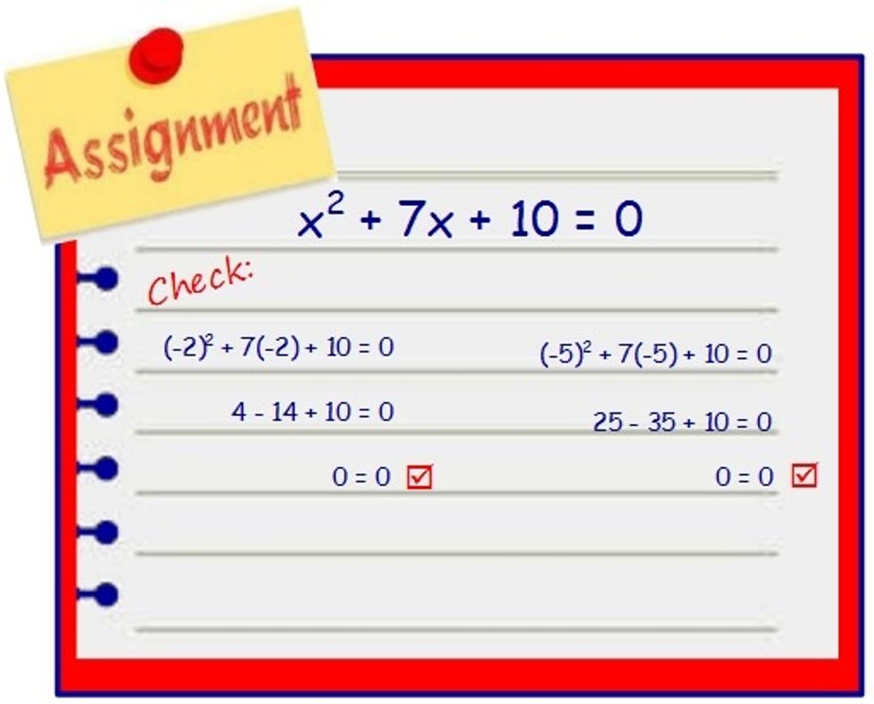 Verify your answer is correct.