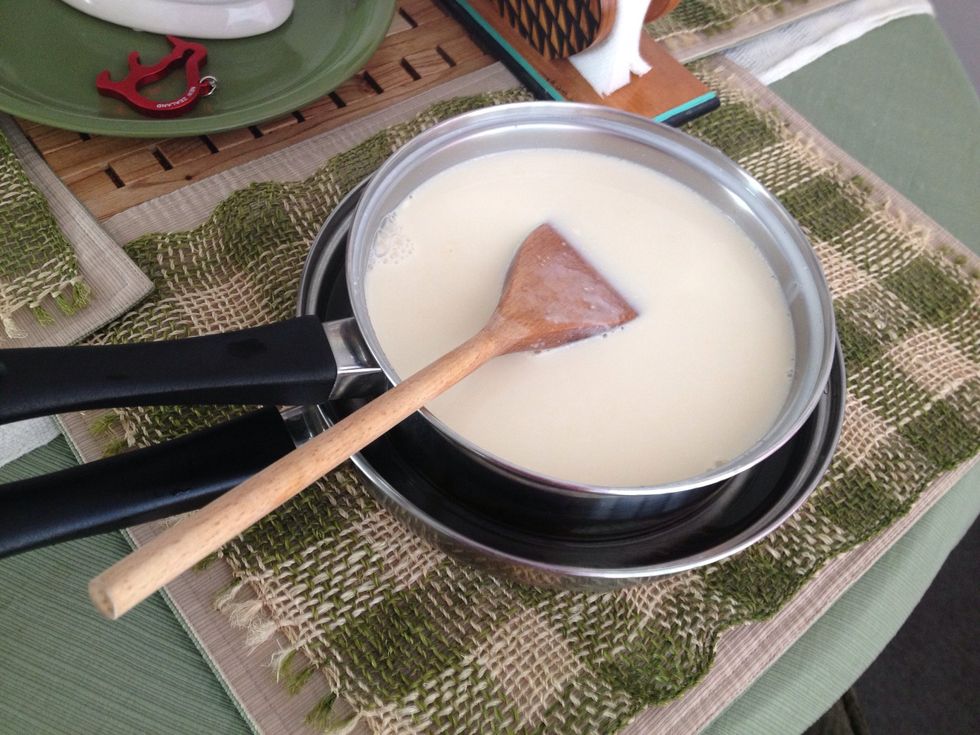 Very important! Let it cool for 30-45 mins first or until it is room temp.