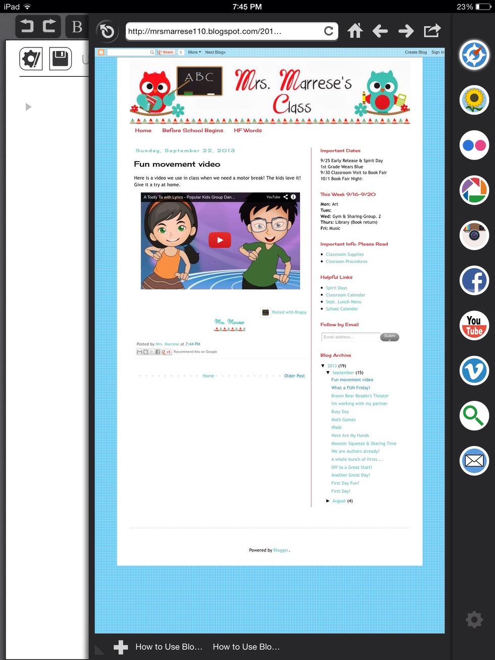 View blog. Congratulations!