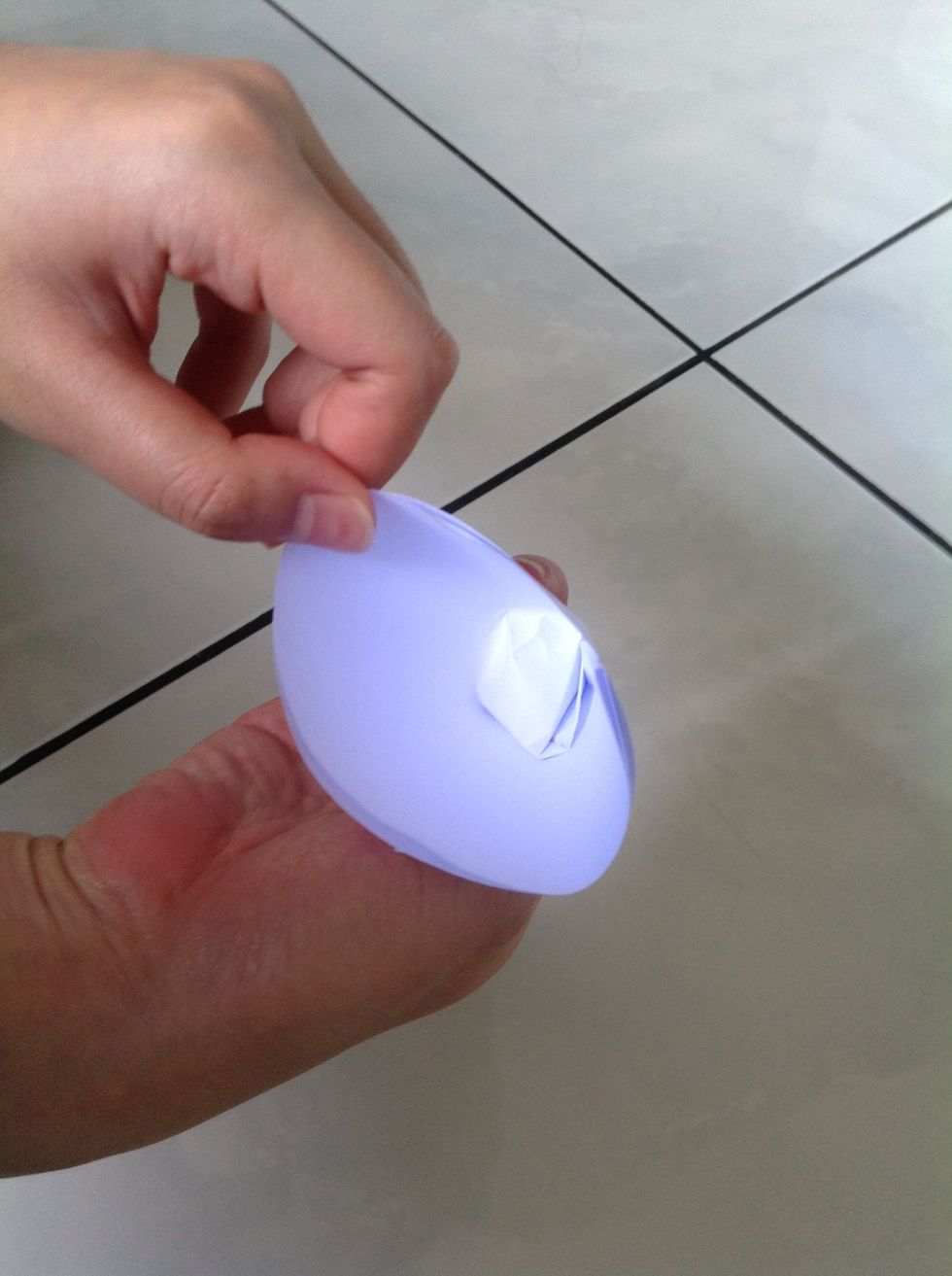 View from top for step 10