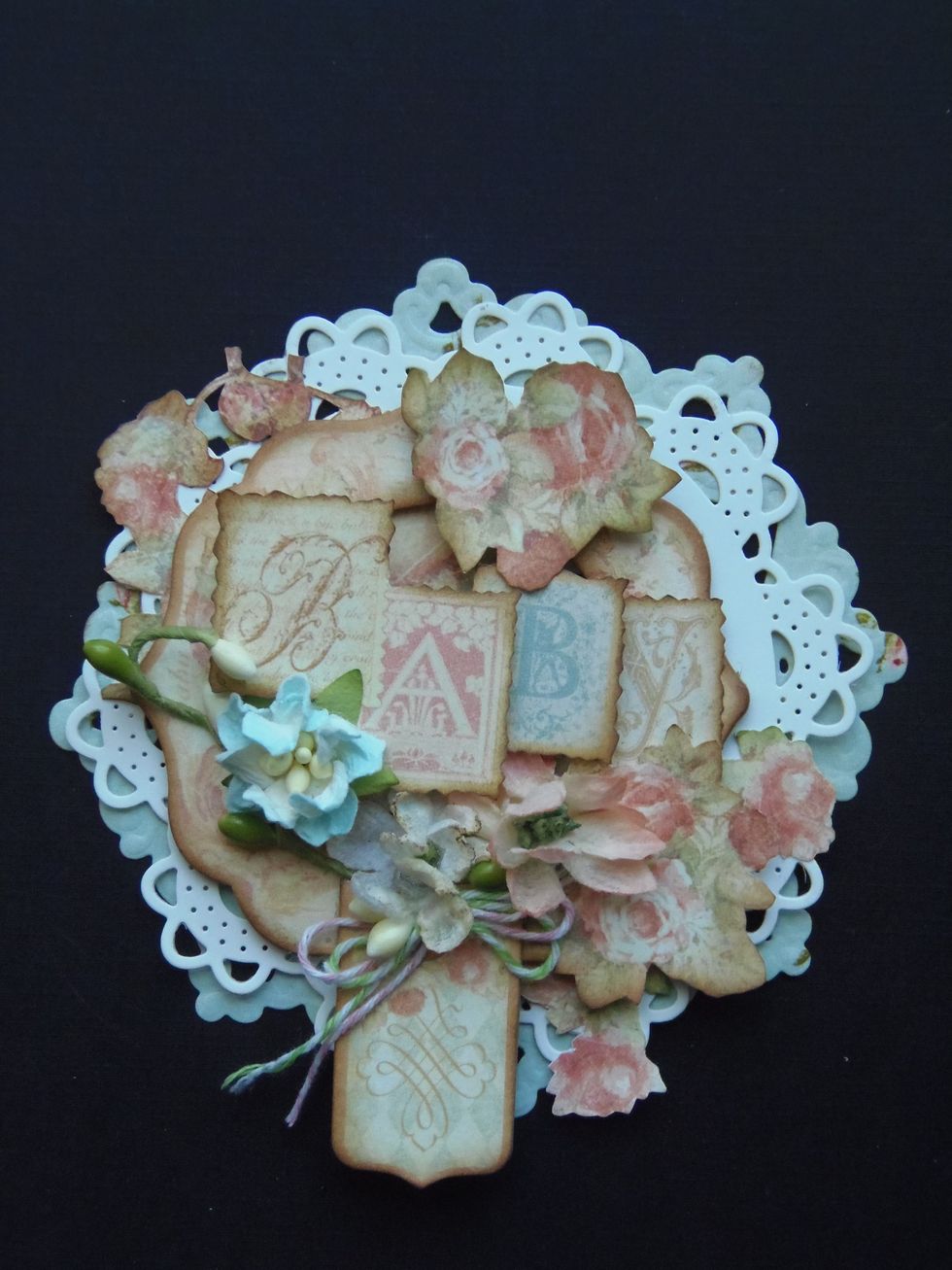 View of the card when is all closed.