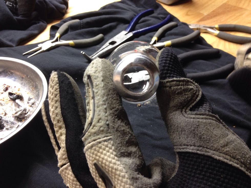 View of the inside...