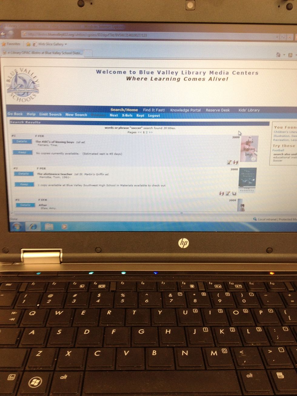 View results.