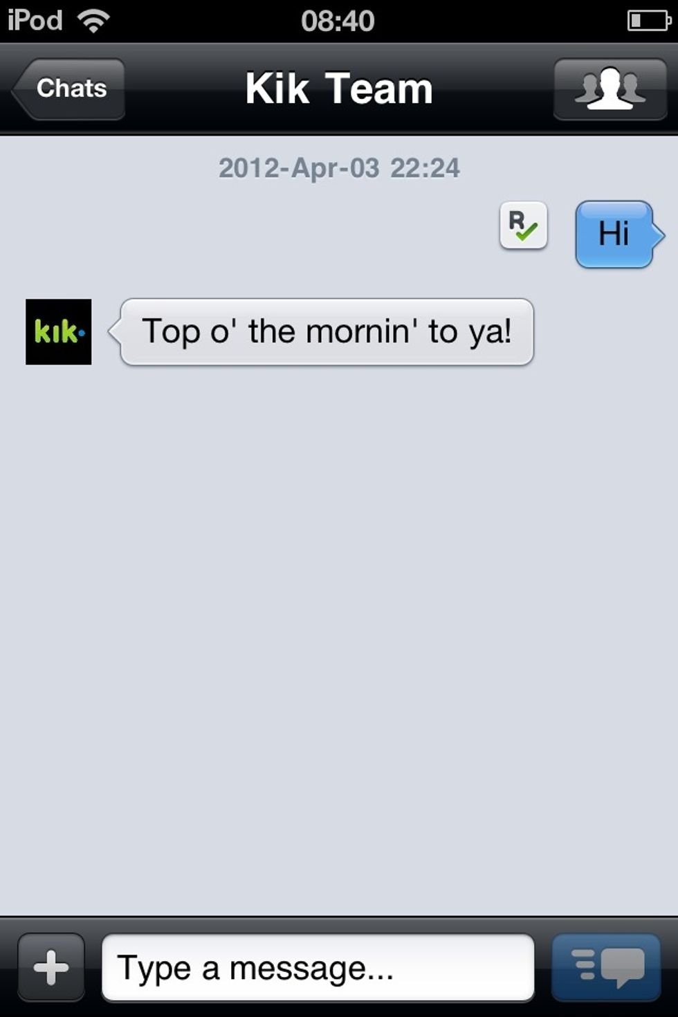 View the full picture. Press the button with the people.