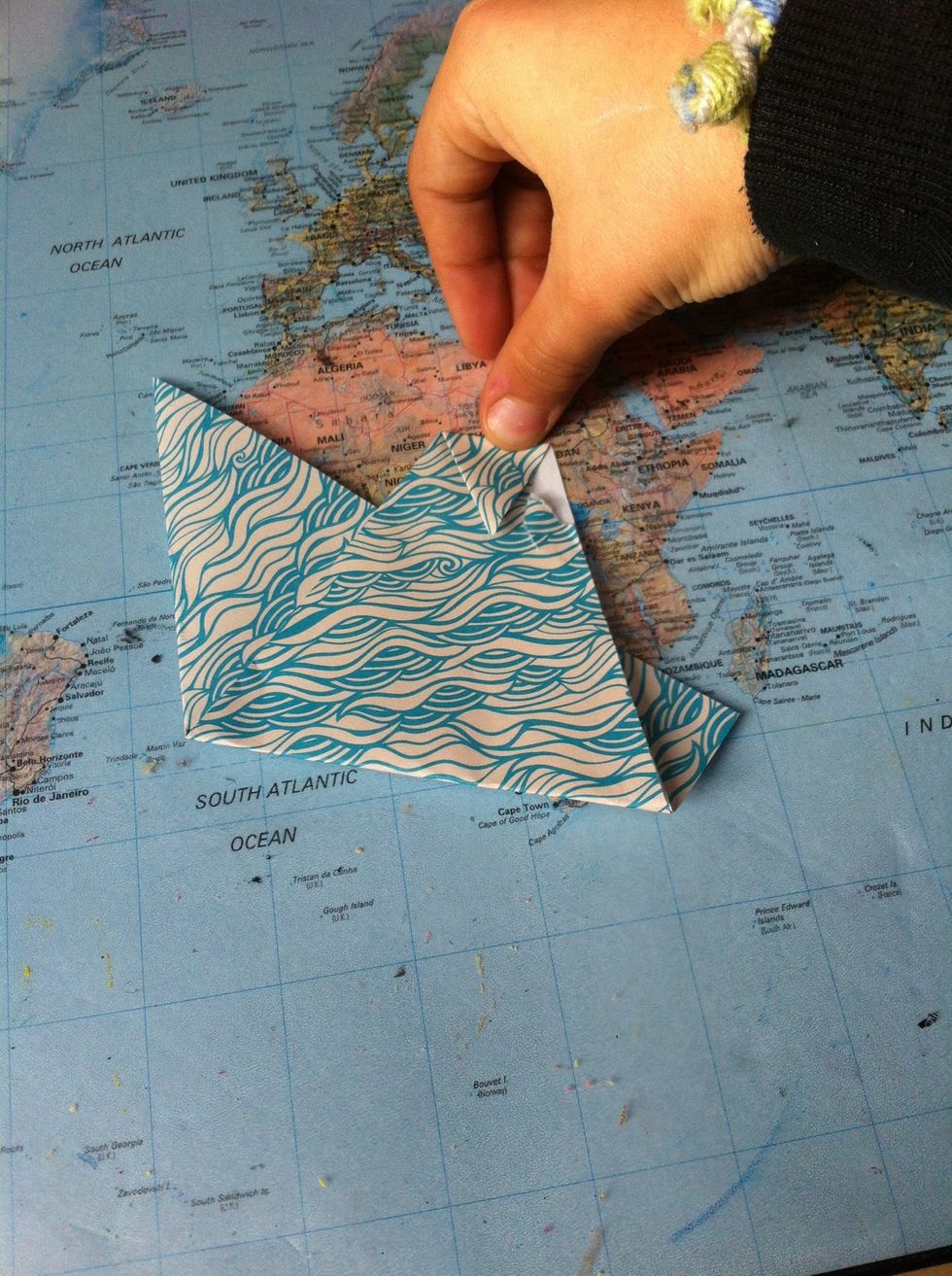 Vik ner spetsen p\u00e5 masten