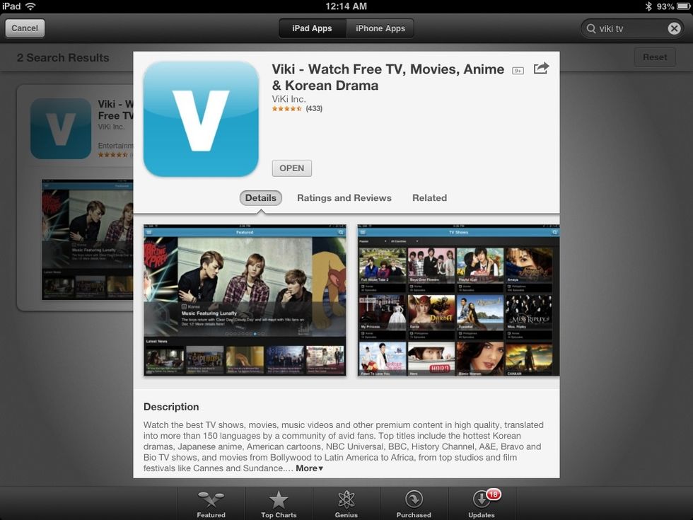 VIKI is a neat app for looking at television from all over the world. If you need some oldies to past the time.