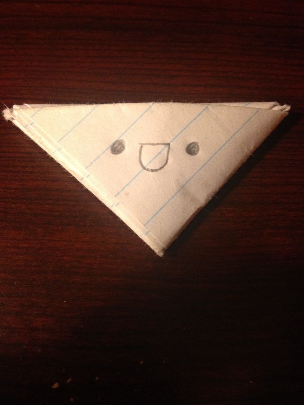 Viola! You have just finished your Paper Football! You can decorate yours, like I did mine