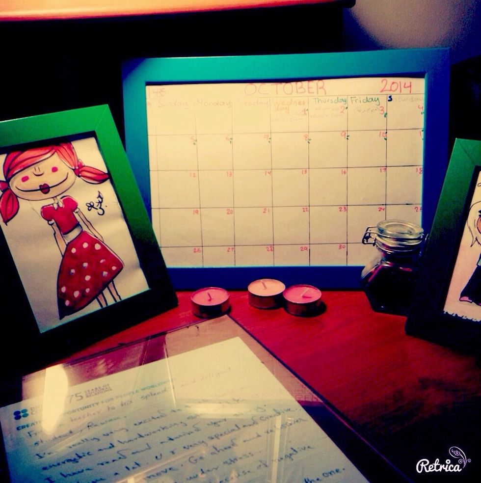 Viola! You've made a beautiful Calendar.