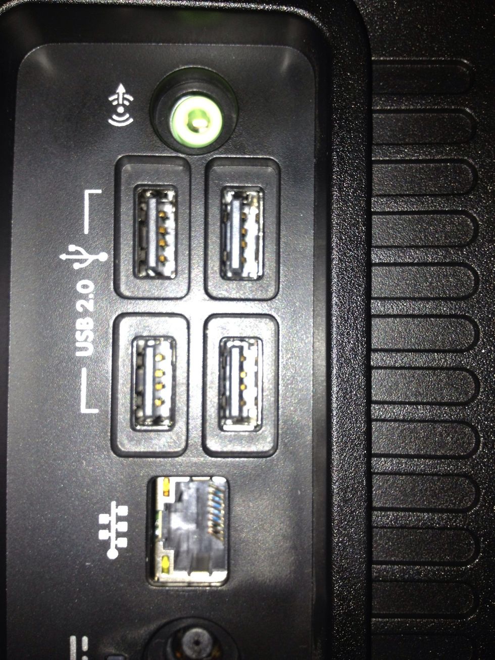 Visual: RAM is located above this portion of the PC under the back cover.