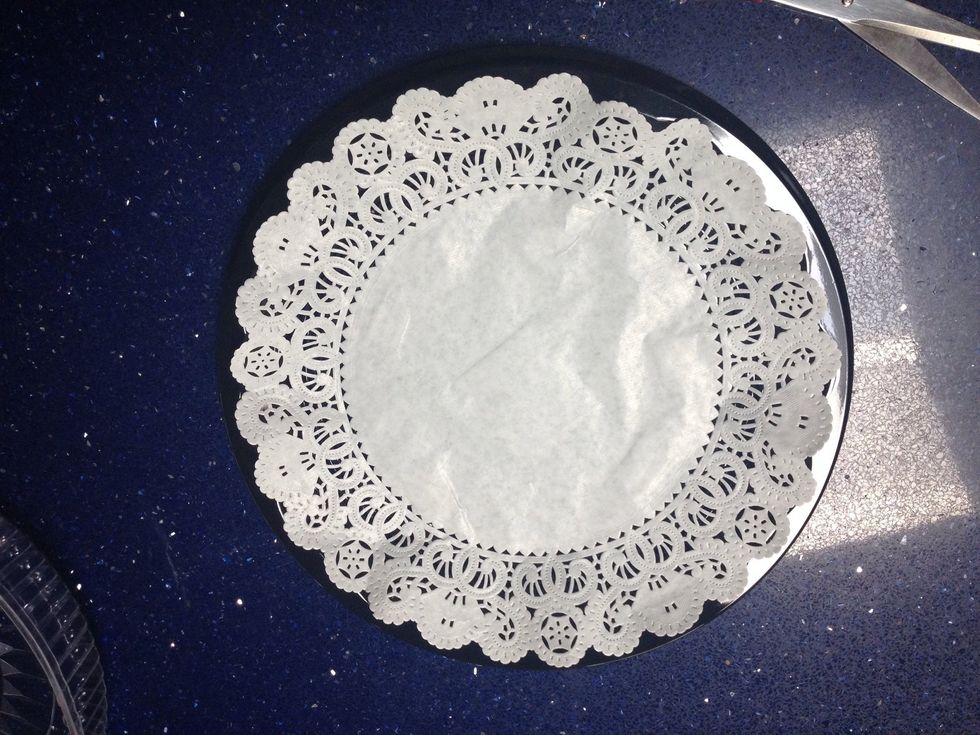 Voil\u00e0. It might look a little crinkly but that's okay as the Cheesecake will cover that up.